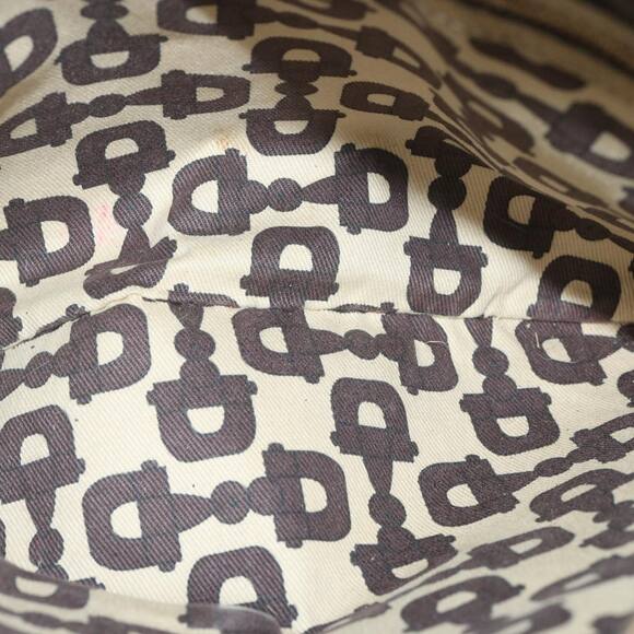 GUCCI GG Canvas Sherry Line Shoulder Bag Black Beige Brown - Picture 16 of 16